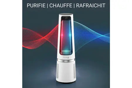 Purificateur Rowenta Eclipse 3-En-1, Purificateur D'air/ Chauffage/ Ventilateur Qu5060f0 Rowenta