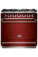 Piano de cuisson Falcon rouge cerise nickel brossé 90 cm gaz  F900SDFRD/NM-EU Falcon