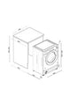 Lave-linge séchant Candy CBD 485D1E/1-S Candy
