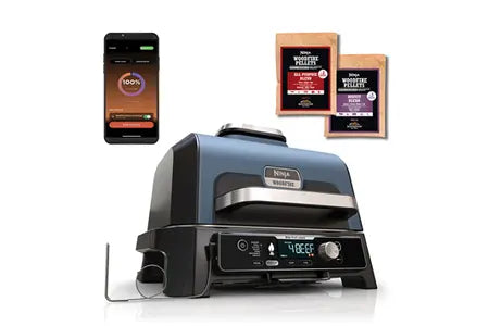 Barbecue Ninja Barbecue D’extérieur Et Fumoir Électrique Ninja Woodfire Pro Connect OG901EU Ninja