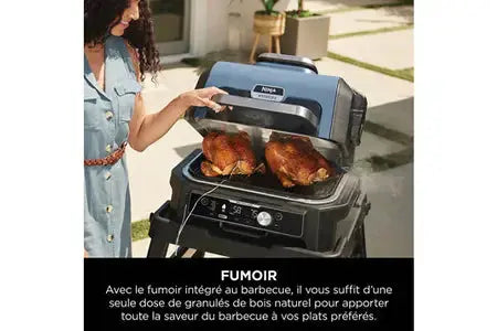 Barbecue Ninja Barbecue D’extérieur Et Fumoir Électrique Ninja Woodfire Pro Connect OG901EU Ninja