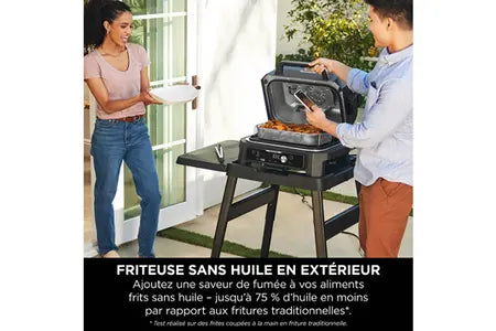 Barbecue Ninja Barbecue D’extérieur Et Fumoir Électrique Ninja Woodfire Pro Connect OG901EU Ninja