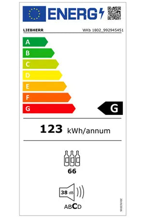 Cave de vieillissement Liebherr WKB1802-20 Liebherr