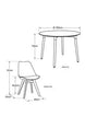 Ensemble Table Et Chaises Happy Garden Ensemble Table Ronde 120cm Martha Martha