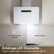 Hotte décorative murale inclinée							CIARRA				CD6736KW GUERIN ELECTROMENAGER