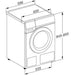 Lave linge hublot 							MIELE				WCH 870 WCS GUERIN ELECTROMENAGER