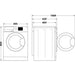 Lave linge séchant hublot 							INDESIT				BDE107436WKVFR GUERIN ELECTROMENAGER