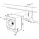 Lave linge séchant hublot  encastrable 							WHIRLPOOL				BIWDWG961485FR GUERIN ELECTROMENAGER