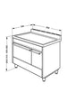 Piano de cuisson Smeg C92GPX9 Smeg