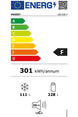 Refrigerateur congelateur en bas Indesit LI8S1EX Indesit