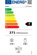 Refrigerateur congelateur en bas Proline PLC246WDSL Proline