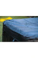 Spa gonflable Ospazia carré 4 personnes 155x155 cm Noir Filtre et bâche inclus Ospazia