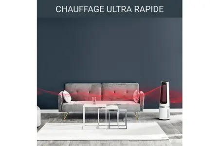 Purificateur Rowenta Eclipse 3-En-1, Purificateur D'air/ Chauffage/ Ventilateur Qu5060f0 Rowenta